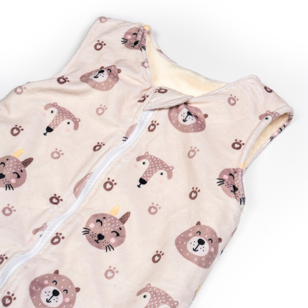 Saco de Dormir Animalitos Beige